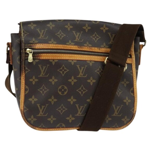 Authentic LOUIS VUITTON Monogram Messenger Bosphore PM Shoulder Bag M40106 LV